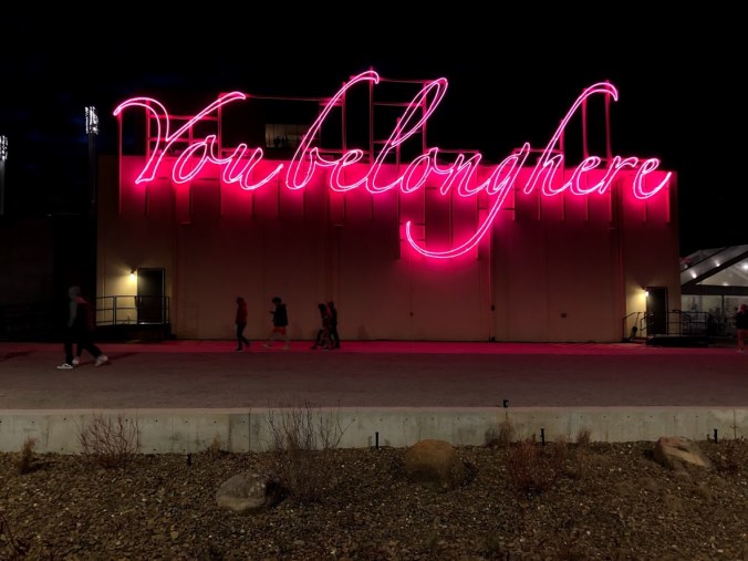 You Belong Here neon